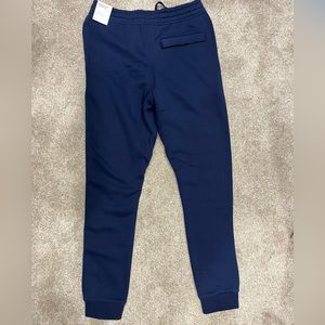 Nike Sportswear Club Fleece Tapered Joggers Navy Blue Mens Small 826431-410